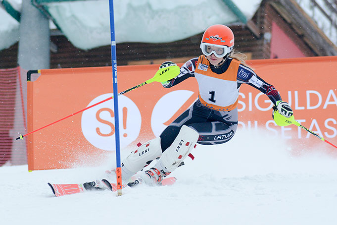 Žanete Gedra, FIS Latvijas Kauss 1. posms, slaloms, 2016. gada 24. janvāris