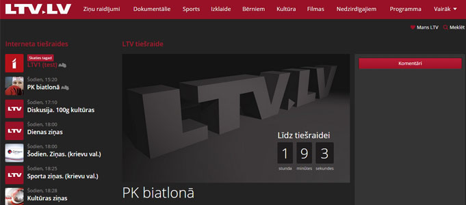 LTV tiešraide