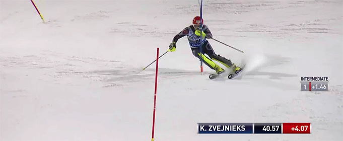 Kristaps Zvejnieks Pasaules Kausā Madonna di Campiglio 