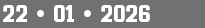 22 • 01 • 2026