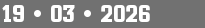 19 • 03 • 2026