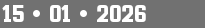 15 • 01 • 2026