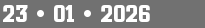 23 • 01 • 2026
