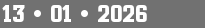 13 • 01 • 2026