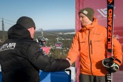 FIS Baltic Cup 2018 3. posms, LČ milzu slalomā apbalvošana, Foto: Emīls Lukšo