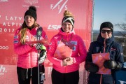 FIS Baltic Cup 2018 3. posms, LČ milzu slalomā apbalvošana, Foto: Emīls Lukšo