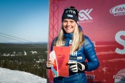 FIS Baltic Cup 2018 3. posms, LČ milzu slalomā apbalvošana, Foto: Emīls Lukšo