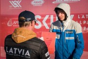 FIS Baltic Cup 2018 3. posms, LČ milzu slalomā apbalvošana, Foto: Emīls Lukšo