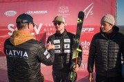 FIS Baltic Cup 2018 3. posms, LČ milzu slalomā apbalvošana, Foto: Emīls Lukšo