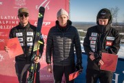 FIS Baltic Cup 2018 3. posms, LČ milzu slalomā apbalvošana, Foto: Emīls Lukšo