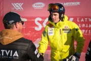 FIS Baltic Cup 2018 3. posms, LČ milzu slalomā apbalvošana, Foto: Emīls Lukšo