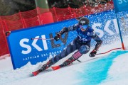 FIS Baltijas kauss 2024 2. posms, FIS Latvijas čempionāts GS, Foto: E.Lukšo