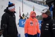 FIS Baltic Cup 2018 3. posms, IČ milzu slalomā apbalvošana, Foto: Emīls Lukšo