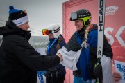 FIS Baltic Cup 2018 3. posms, IČ milzu slalomā apbalvošana, Foto: Emīls Lukšo