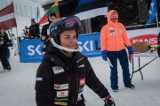 FIS Baltic Cup 2018 3. posms, IČ milzu slalomā apbalvošana, Foto: Emīls Lukšo