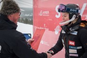 FIS Baltic Cup 2018 3. posms, IČ milzu slalomā apbalvošana, Foto: Emīls Lukšo