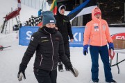 FIS Baltic Cup 2018 3. posms, IČ milzu slalomā apbalvošana, Foto: Emīls Lukšo