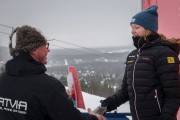 FIS Baltic Cup 2018 3. posms, IČ milzu slalomā apbalvošana, Foto: Emīls Lukšo