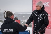 FIS Baltic Cup 2018 3. posms, IČ milzu slalomā apbalvošana, Foto: Emīls Lukšo