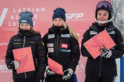 FIS Baltic Cup 2018 3. posms, IČ milzu slalomā apbalvošana, Foto: Emīls Lukšo