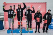 FIS Baltic Cup 2018 3. posms, IČ milzu slalomā apbalvošana, Foto: Emīls Lukšo