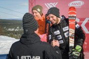 FIS Baltic Cup 2018 3. posms, LČ slalomā apbalvošana, Foto: Emīls Lukšo