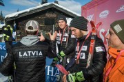 FIS Baltic Cup 2018 3. posms, LČ slalomā apbalvošana, Foto: Emīls Lukšo