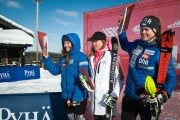 FIS Baltic Cup 2018 3. posms, LČ slalomā apbalvošana, Foto: Emīls Lukšo