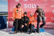 FIS Baltic Cup 2018 3. posms, LČ slalomā apbalvošana, Foto: Emīls Lukšo