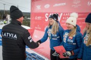 FIS Baltic Cup 2018 3. posms, IČ slalomā apbalvošana, Foto: Emīls Lukšo