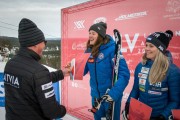 FIS Baltic Cup 2018 3. posms, IČ slalomā apbalvošana, Foto: Emīls Lukšo