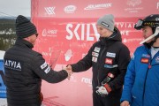 FIS Baltic Cup 2018 3. posms, IČ slalomā apbalvošana, Foto: Emīls Lukšo