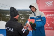 FIS Baltic Cup 2018 3. posms, IČ slalomā apbalvošana, Foto: Emīls Lukšo