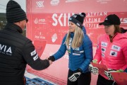 FIS Baltic Cup 2018 3. posms, IČ slalomā apbalvošana, Foto: Emīls Lukšo