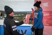 FIS Baltic Cup 2018 3. posms, IČ slalomā apbalvošana, Foto: Emīls Lukšo