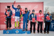 FIS Baltic Cup 2018 3. posms, IČ slalomā apbalvošana, Foto: Emīls Lukšo