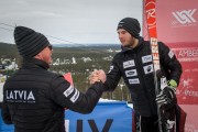 FIS Baltic Cup 2018 3. posms, IČ slalomā apbalvošana, Foto: Emīls Lukšo