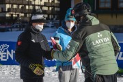 FIS Baltijas kauss 2022 Pozza di Fassa, FIS Latvijas čempionāts GS, Foto: E.Lukšo