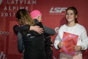 FIS Baltic Cup 2018 3. posms, jauniešu un meistaru SG/AC apbalvošana, Foto: Emīls Lukšo