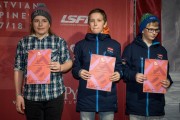 FIS Baltic Cup 2018 3. posms, jauniešu un meistaru SG/AC apbalvošana, Foto: Emīls Lukšo