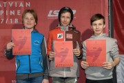 FIS Baltic Cup 2018 3. posms, jauniešu un meistaru SG/AC apbalvošana, Foto: Emīls Lukšo