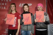 FIS Baltic Cup 2018 3. posms, jauniešu un meistaru SG/AC apbalvošana, Foto: Emīls Lukšo