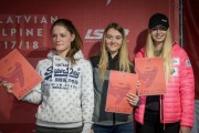 FIS Baltic Cup 2018 3. posms, jauniešu un meistaru SG/AC apbalvošana, Foto: Emīls Lukšo