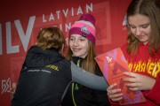 FIS Baltic Cup 2018 3. posms, jauniešu un meistaru GS apbalvošana, Foto: Emīls Lukšo