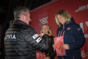 FIS Baltic Cup 2018 3. posms, jauniešu un meistaru GS apbalvošana, Foto: Emīls Lukšo