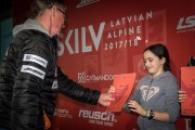 FIS Baltic Cup 2018 3. posms, jauniešu un meistaru GS apbalvošana, Foto: Emīls Lukšo