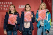 FIS Baltic Cup 2018 3. posms, jauniešu un meistaru SL apbalvošana, Foto: Emīls Lukšo