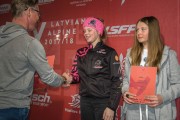 FIS Baltic Cup 2018 3. posms, jauniešu un meistaru SL apbalvošana, Foto: Emīls Lukšo