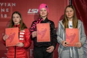 FIS Baltic Cup 2018 3. posms, jauniešu un meistaru SL apbalvošana, Foto: Emīls Lukšo