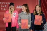 FIS Baltic Cup 2018 3. posms, jauniešu un meistaru SL apbalvošana, Foto: Emīls Lukšo